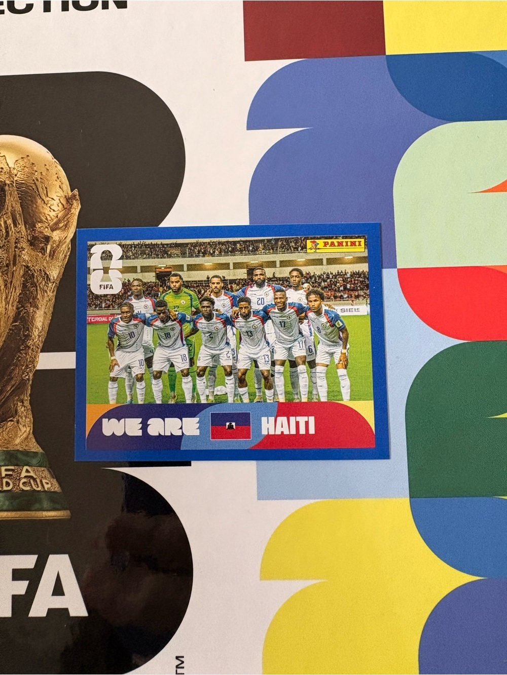 Panini FIFA World Cup 2026 Sticker Haiti National Team HAI 13 Blue Parallel
